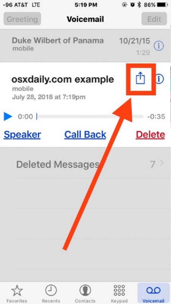 Sử dụng Voicemail ghi âm cuộc gọi trên iPhone