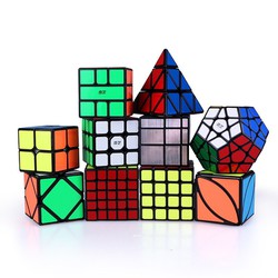 Bộ Sưu Tập Khối Rubik 2×2 3×3 4×4 5×5 Tam Giác Biến thể Viền đen cao cấp QiYi