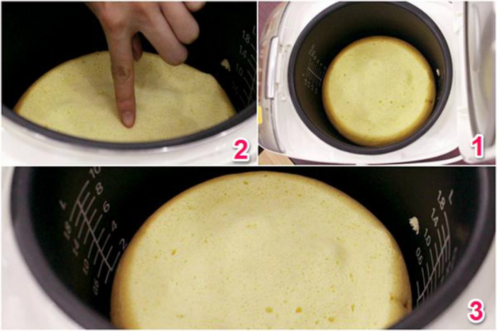 Cách làm bánh bông lan bằng nồi cơm điện cực dễ tại nhà