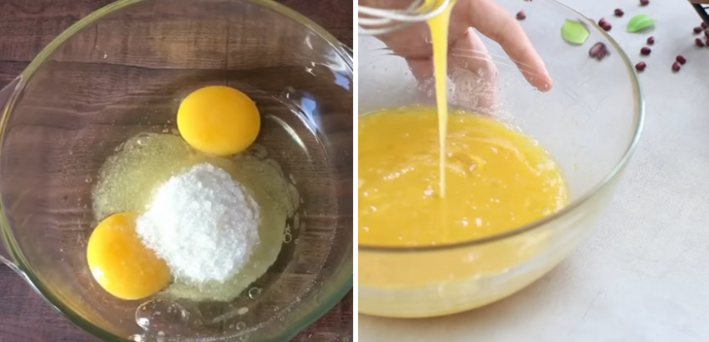 Đánh tan trứng và đường