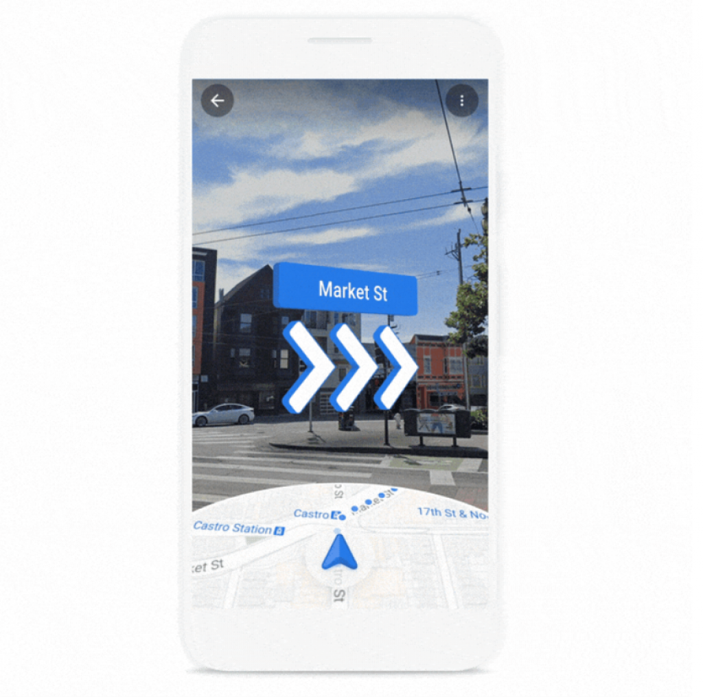 ‎Chế độ xem phố của Google Maps (Live View) 