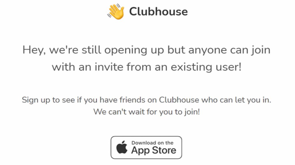 Ở thời điểm hiện tại Clubhouse chỉ  được hỗ trợ trên iOS.