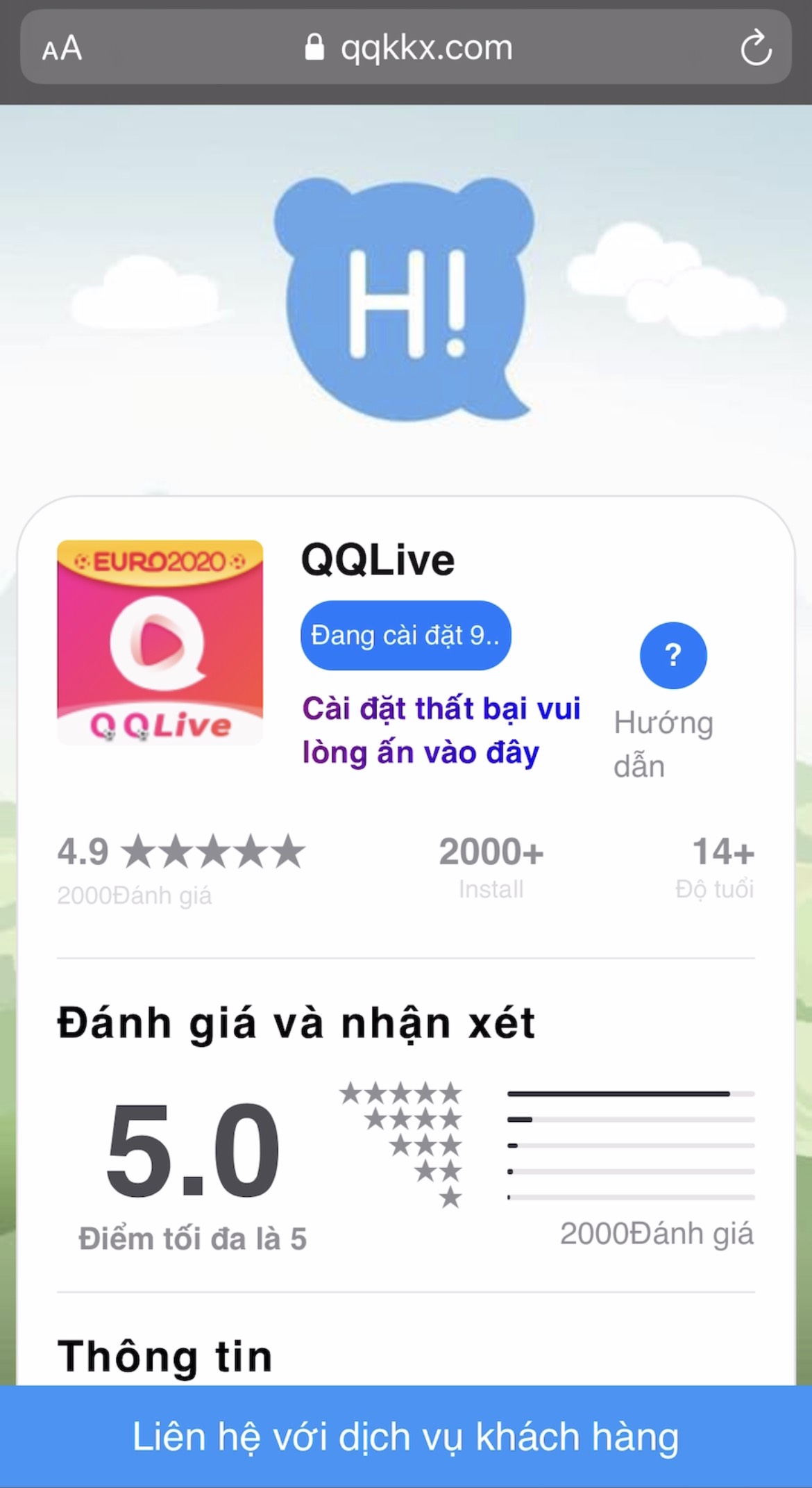 Cách cài đặt App QQlive