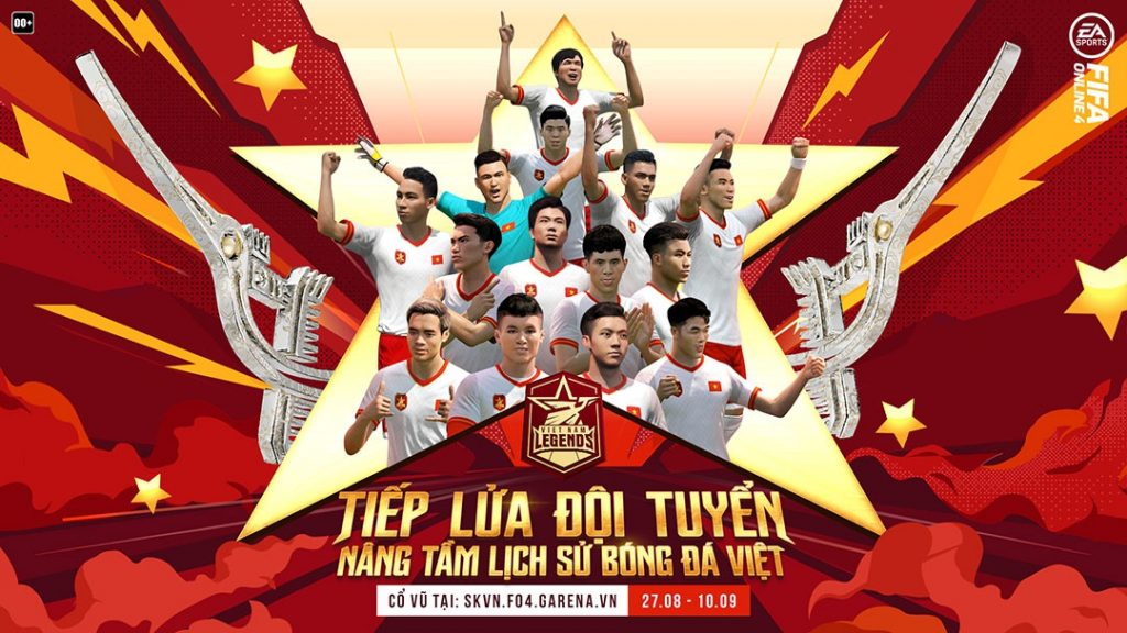 FIFA Online 4 Vietnam Legends nhận cầu thủ
