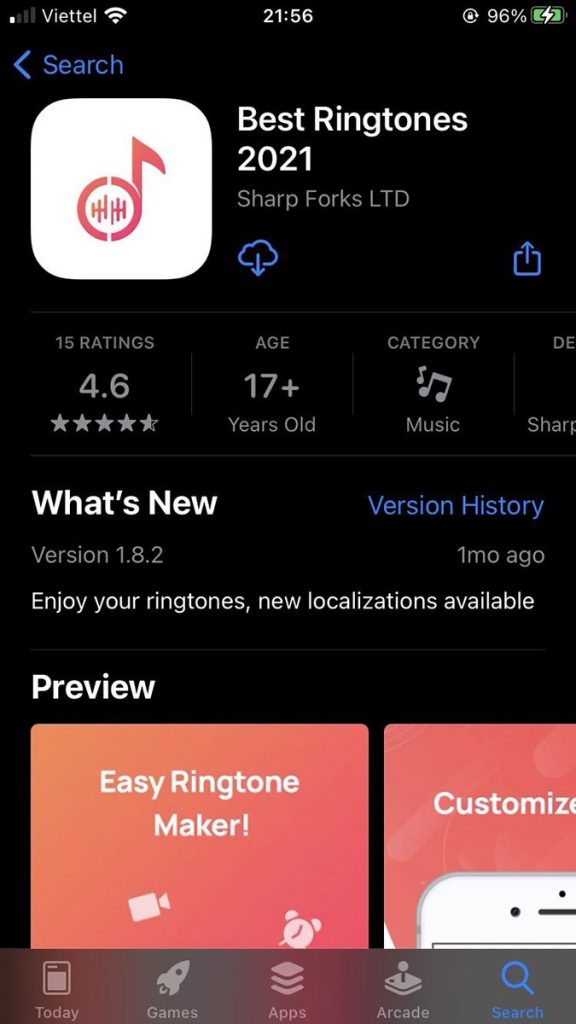 Best Ringtones 2021 - App cài nhạc chuông iphone dễ sử dụng