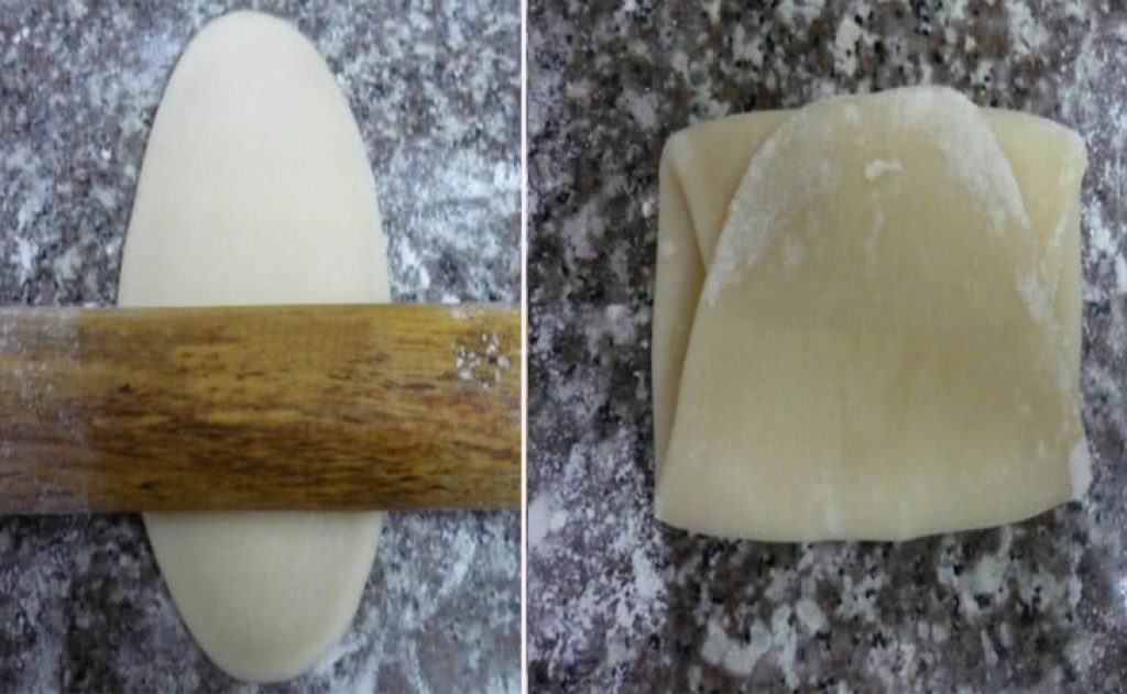 Cách cán và gói bánh Pía