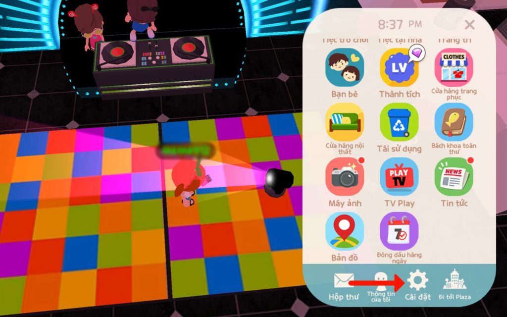 Nhập code Play Together trực tiếp trong game trên điện thoại Android