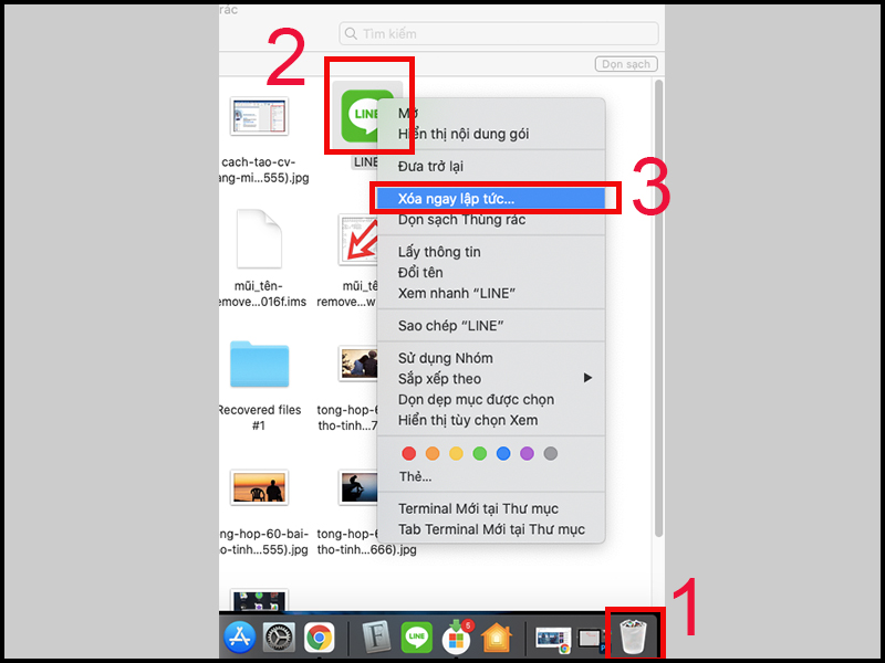 Cách Xóa các ứng dụng trên Macbook bằng Finder