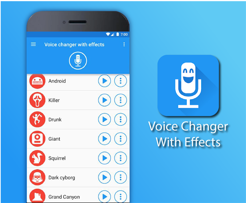 App chỉnh giọng nói Voice Changer With Effects
