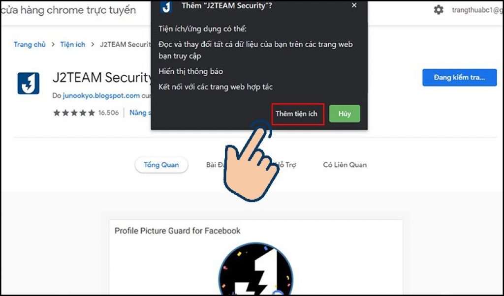 Cách bật khiên bảo vệ Avatar Facebook với J2TEAM Security