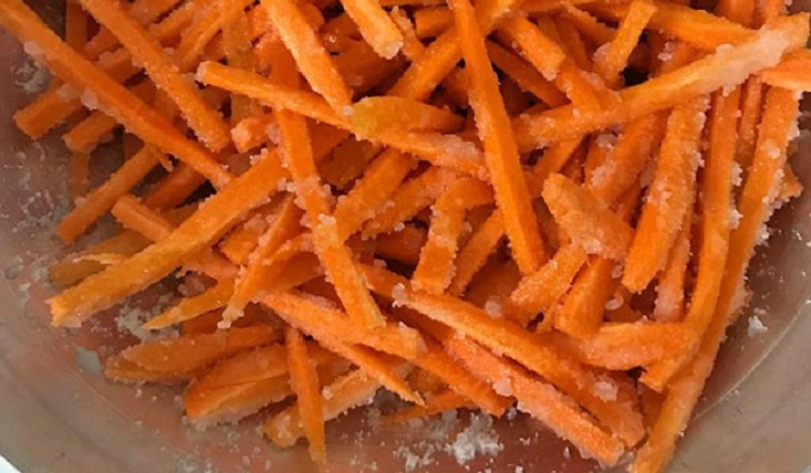 Ướp đường cà rốt