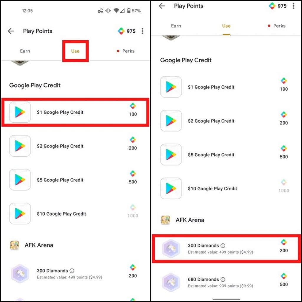 Cách đổi điểm Google Play trên CH Play để không bỏ phí điểm thưởng