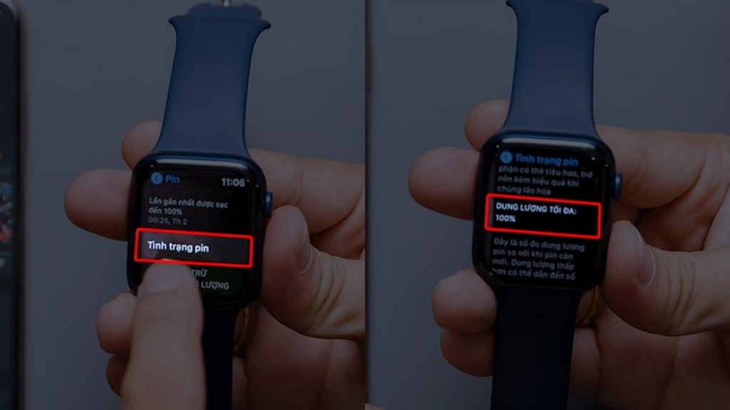 Cách kiểm tra độ chai pin trên Apple Watch để biết khi nào cần sửa