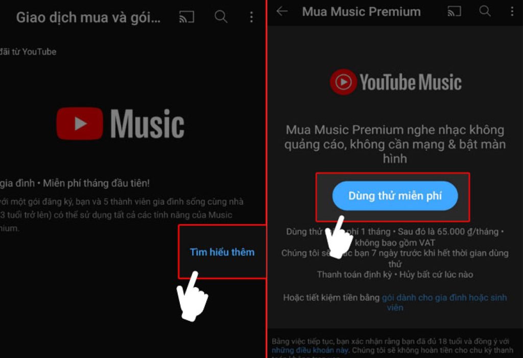 Cách đăng ký Youtube Premium tại Việt Nam