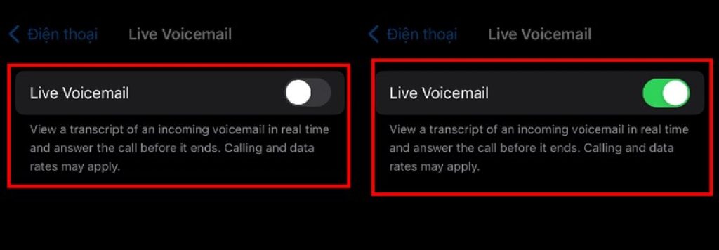 Cách dùng Live Voicemail iOS 17